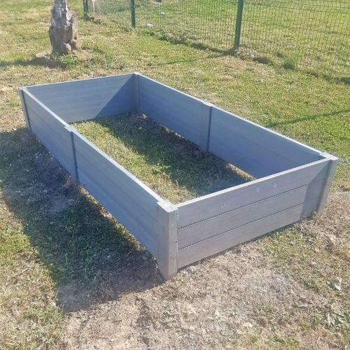 Jardineira para horta em plástico reciclado - Urban'Ex - para espaço público / para ambiente externo / reciclável