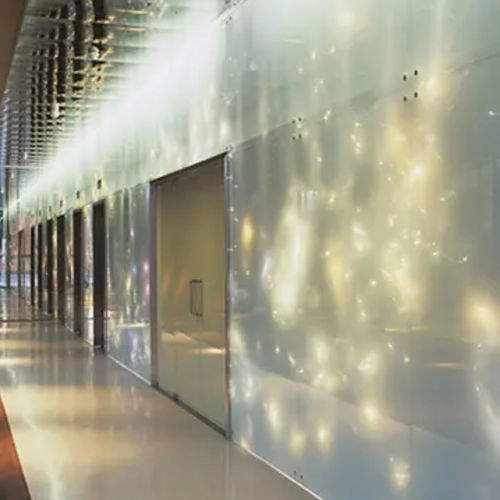 Painel de vidro temperado - OPALIT&reg; EVOLUTION - Saint Gobain Glass France - translúcido / colorido / esmaltado