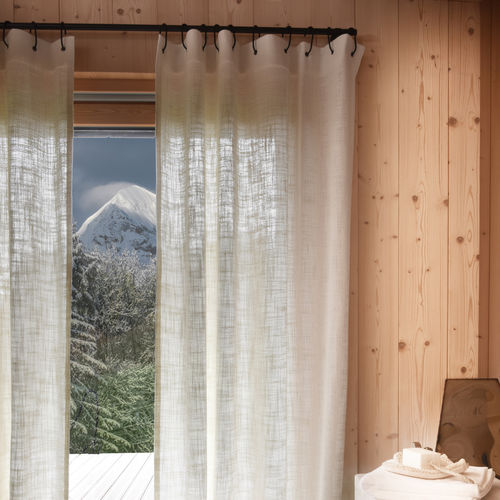 Tecido para cortinas - CEDER - BISSON BRUNEEL - de cor lisa / em linho / em viscose