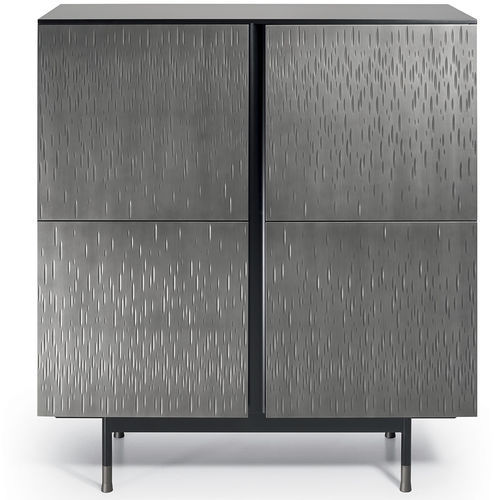 Buffet aparador alto - RAIN - CANTORI - contemporâneo / em madeira laqueada / metálico