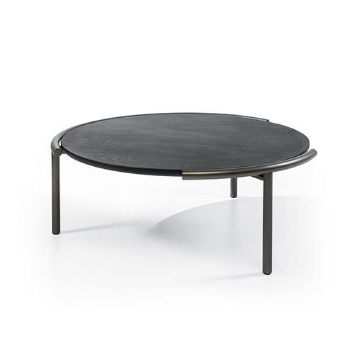 Mesa de centro contemporânea - Cloud - CANTORI - em vidro / com base metálica / retangular