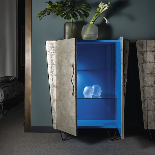 Buffet aparador alto - ICARO - CANTORI - contemporâneo / em madeira / com prateleiras