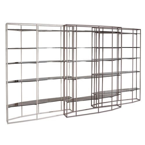 Livreiro modular - DIADEMA - CANTORI - para separação de ambientes / contemporâneo / em aço