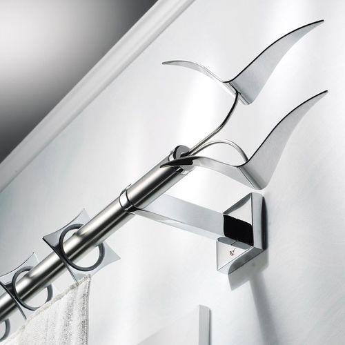 Varão para cortinas em aço inoxidável - ANGELICA - CASA VALENTINA - de parede / para janela