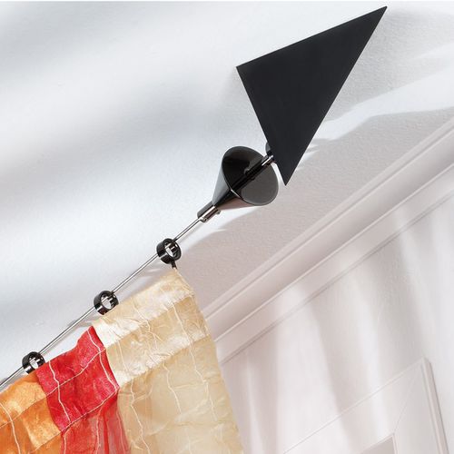 Varão para cortinas em aço inoxidável - KINNE - CASA VALENTINA - de parede / para janela