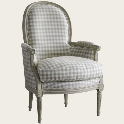 Poltrona de estilo Gustavien - GUS 027  - CHELSEA TEXTILES - em tecido / em madeira maciça / em madeira pintada