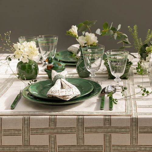 Individual de mesa em linho - GARDEN PATH - CHELSEA TEXTILES - feito à mão / da linha comercial