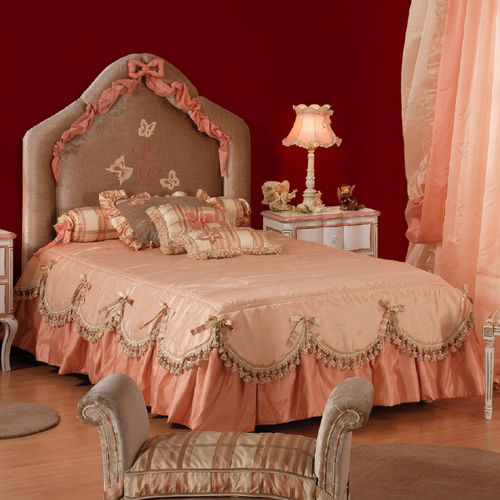 Cama de solteiro - MICHELLE - DANIELA LUCATO complementi d'arredo - de estilo / com cabeceira estofada / de menina
