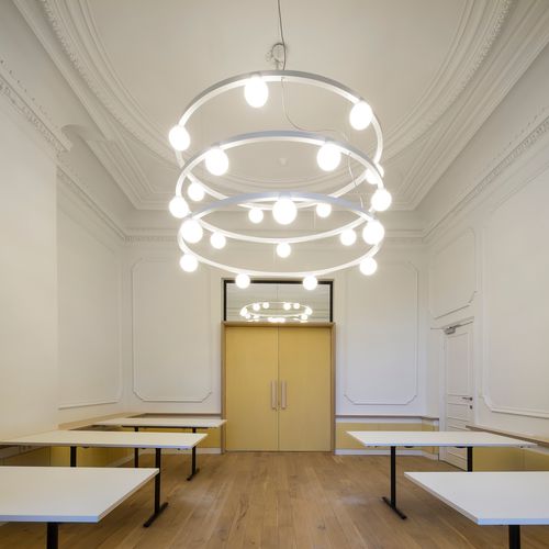 Lustre contemporâneo - BALLZZZ - DARK AT NIGHT NV - em alumínio / de LED