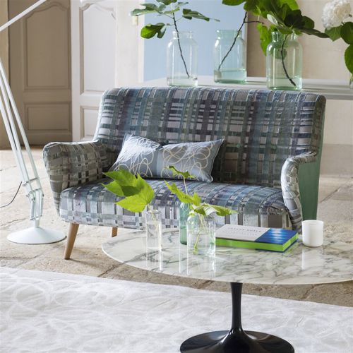 Tecido para estofados - COLONNADE  - DESIGNERS GUILD - listrado / padrão damasco / de cor lisa
