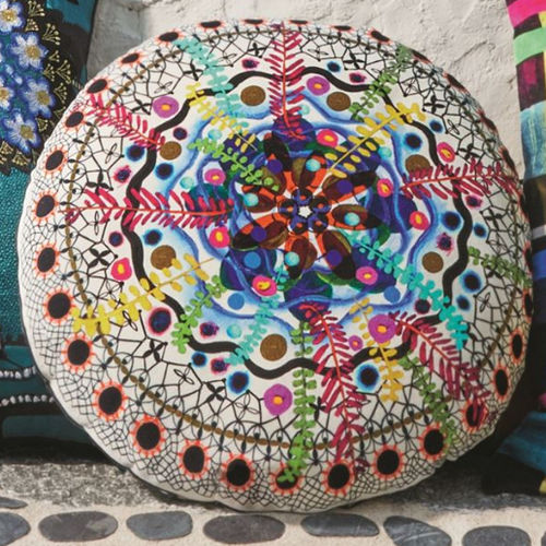 Almofada redonda - ROSETTA - DESIGNERS GUILD - estampada / multicores