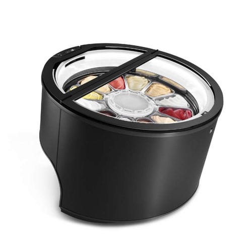 Vitrina refrigerada tipo balcão - TONDA - IFI - para loja / metálica / colorida