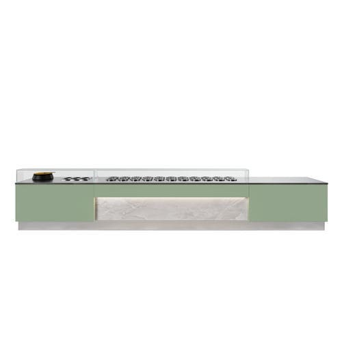 Balcão refrigerado para bar - YES 04 - IFI - para loja / para sorvetes / modular