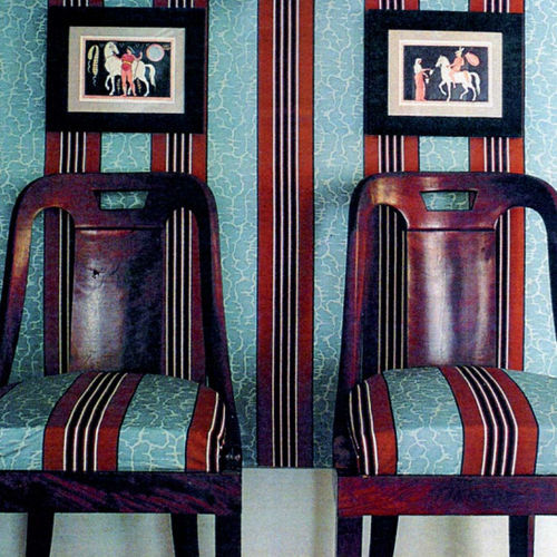 Tecido para estofados - CASTIGLIONE - EDMOND PETIT - para cortinas / de parede / listrado