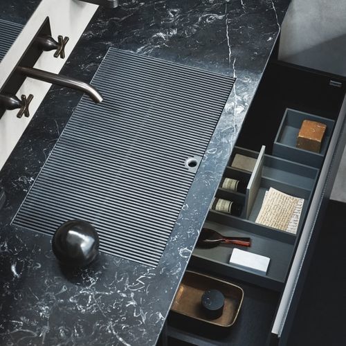 Cuba de apoio - Ell - AGAPE - em Superfície Sólida / em Corian® / em mármore