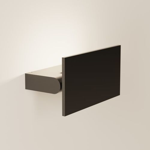 Arandela contemporânea - Sen - AGAPE - para ambiente interno / em alumínio / retangular