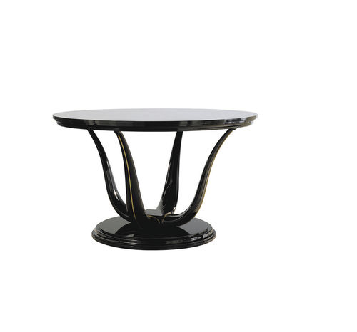 Mesa de jantar clássica - MILANO : CORALLO COR 62B - GALIMBERTI NINO - em madeira maciça / redonda / da linha residencial