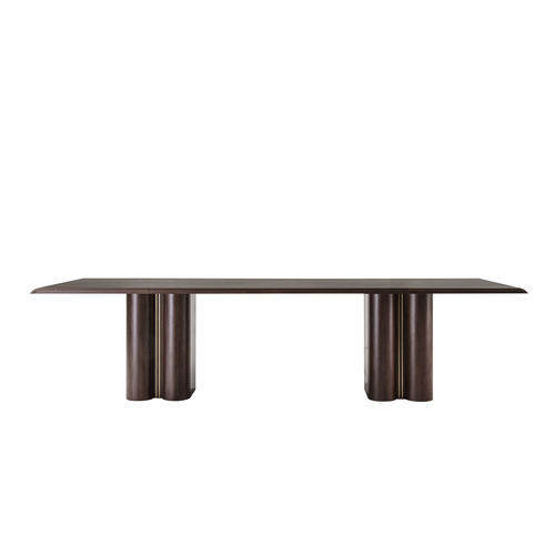 Mesa de jantar contemporânea - TOMO 300 - GALIMBERTI NINO - em madeira / com base em madeira / retangular