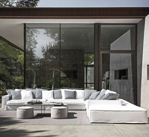 Sofá modular - CAYO LARGO - VILLEVENETE BY GATTI - contemporâneo / para ambiente externo / em tecido