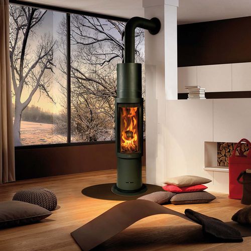 Salamandra em aço - DIJON L - Max Blank GmbH - a lenha / a pellets / 5 kW–10 kW