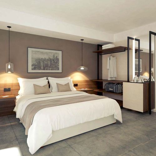 Quarto de hotel contemporâneo - Hospitality - Santo Passaia Furniture