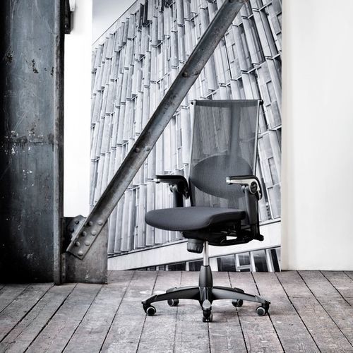 Cadeira de escritório contemporânea - INSPIRATION 9221 - HÅG - em tela / de lã / em couro