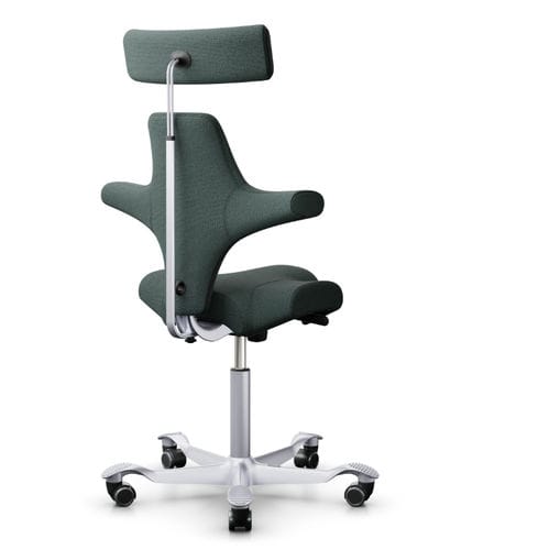 Cadeira de trabalho em tecido - CAPISCO 8107 - HÅG - metálica / com rodízios / estofada