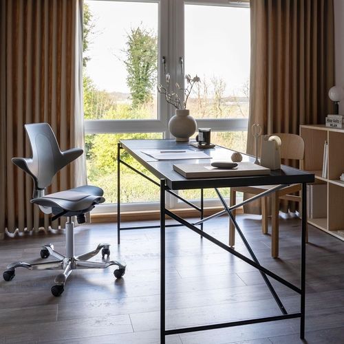 Cadeira de trabalho metálica - CAPISCO PULS 8010 - HÅG - em material plástico / com rodízios / ajustável