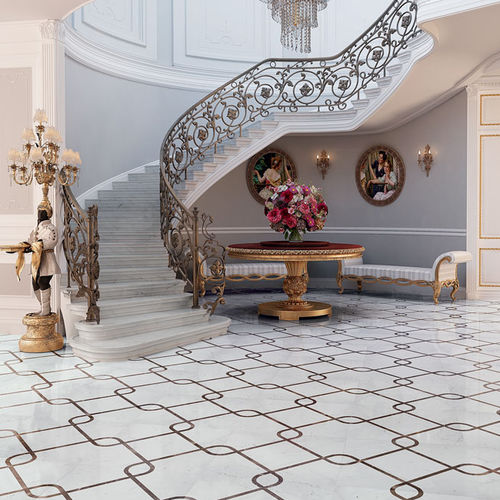 Placas de revestimento em grés porcelanato - AVANTGARDE - I CONCI - polida / para ambiente interno / de piso