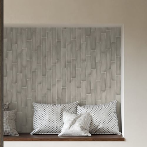 Placas de revestimento em cerâmica - THÉKĒ TEMPERE - IRIS CERAMICA - brilhante / texturizada / para ambiente interno