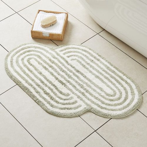 Tapete de banheiro em algodão - Runway  - West Elm