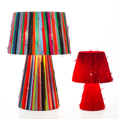 Luminária de mesa - SHOELACES - METALARTE - em tecido / contemporânea / Wire