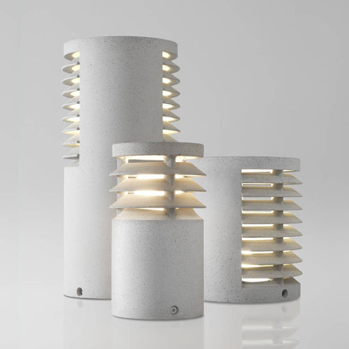 Poste balizador de iluminação de jardim - OLIVER - METALARTE - para espaços públicos / contemporâneo / metálico