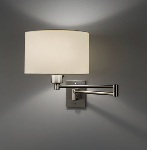 Arandela contemporânea - HANSEN - METALARTE - para ambiente interno / metálica / em tecido