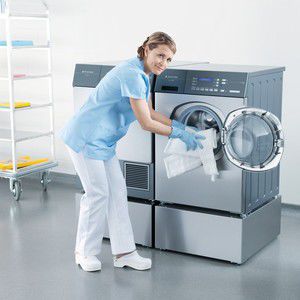 Lavadora de roupas com abertura frontal - SWISS MOP - SCHULTHESS - da linha residencial