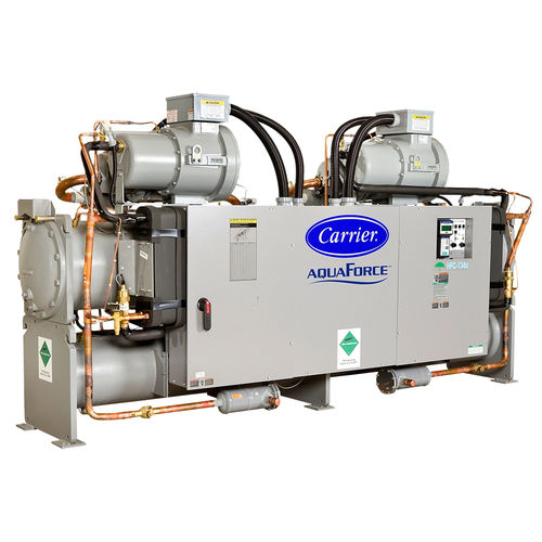 Chiller de condensação por água - AQUAFORCE® 30HX - CARRIER commercial - de piso / compacto / interno
