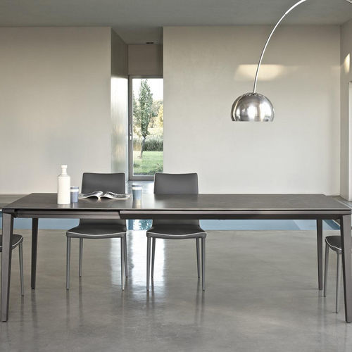 Mesa contemporânea - ECHO - BONTEMPI CASA - em metal laqueado / em cerâmica / em mármore