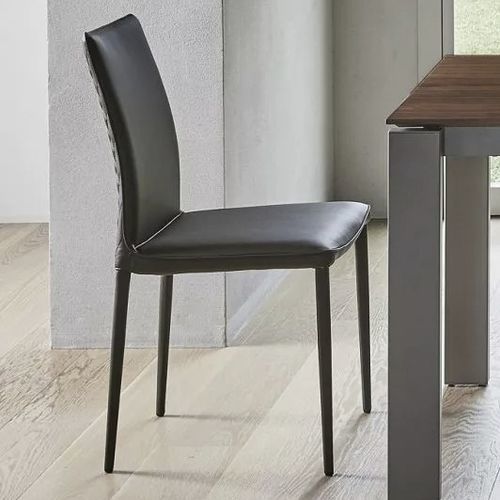 Cadeira contemporânea - NATA - BONTEMPI CASA - para ambiente interno / em couro / em tecido