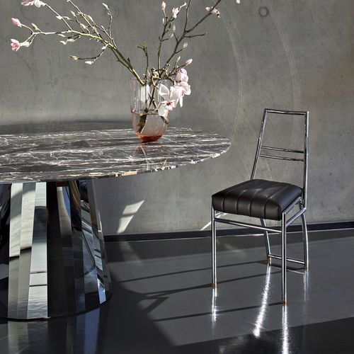 Cadeira contemporânea - AIXIA  - CLASSICON - para ambiente interno / em tecido / em couro