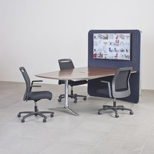 Mesa secretária de 4 a 8 lugares - GATEWAY™ - Nienkamper - contemporânea / em laminado / curva