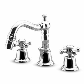 Misturador bicomando para bidê - Z46 SERIES - ZUCCHETTI - de bancada / em metal cromado / para banheiro