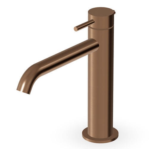 Misturador monocomando para lavatório - ZHE688 series - ZUCCHETTI - de bancada / em aço inoxidável / para banheiro
