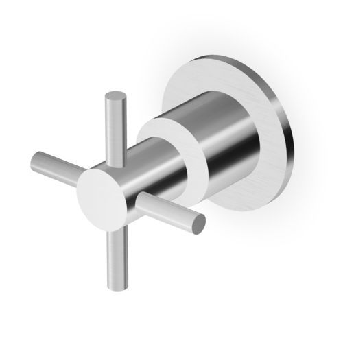 Torneira de fechamento para box de banheiro - ZHM729 series - ZUCCHETTI - de parede / em aço inoxidável / para ambiente interno