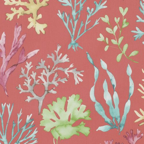 Tecido para estofados - PAPEETE - TOILES DE MAYENNE - para cortinas / para persianas rolô / com padrão floral
