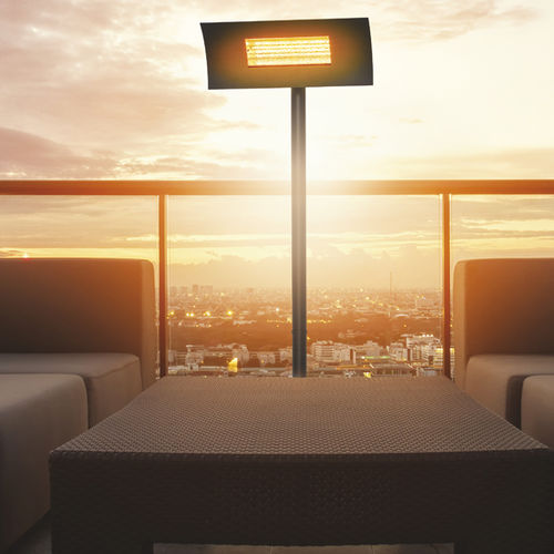 Aquecedor de ambiente externo infravermelho de teto - OASI HT - Radialight - de instalação livre / suspenso / de parede