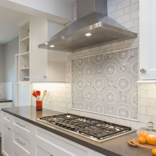 Pastilhas em vidro - BLUE NOTE CIRCLES - ARTISTIC TILE - brilhante / para ambiente interno / de parede