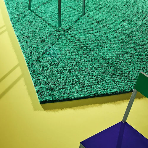 Tapete contemporâneo - JULY  - KVADRAT - de cor lisa / em lã da Nova Zelândia / retangular