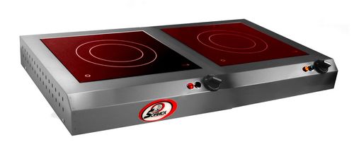 Cooktop vitrocerâmico - 27114SSP	 - SOFRACA - profissional / 2 bocas / de bancada