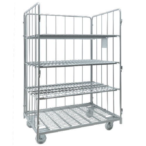 Carrinho para roupa - SHELF - GIRBAU - da linha comercial / em aço inoxidável