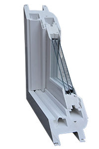 Perfil de janela em PVC - GENESIS - Royal Group Technologies - com isolamento térmico